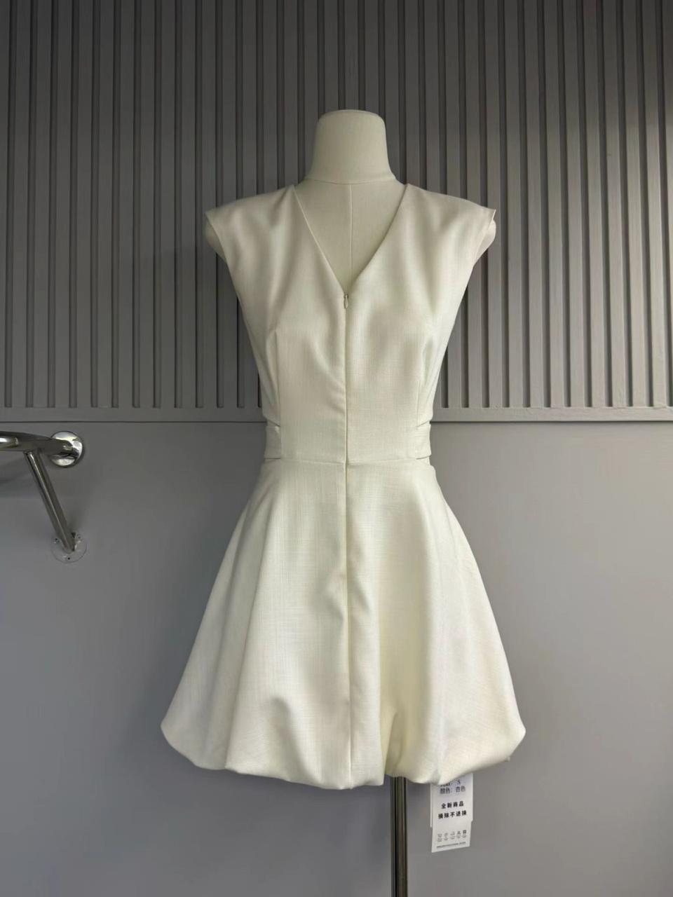 Noir Bloom Mini Dress